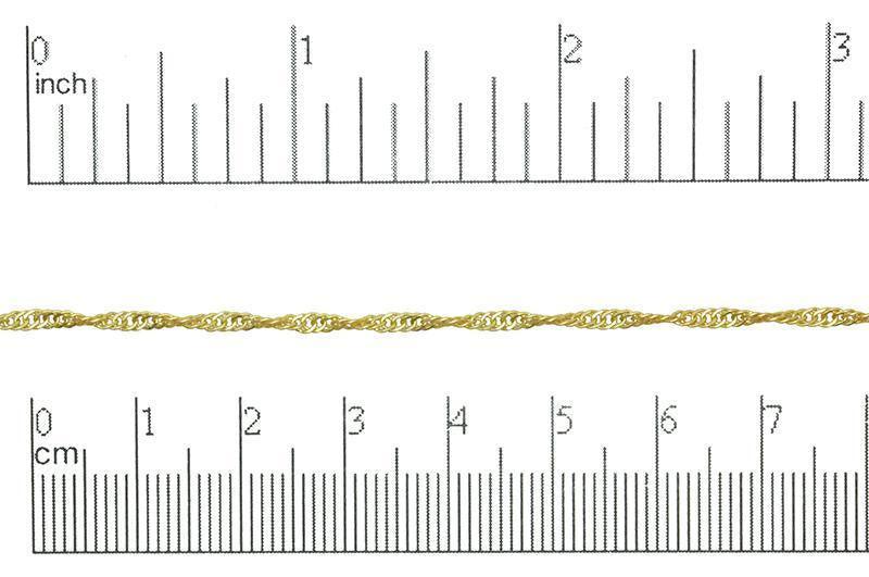 CH805, Spiral Curb Chain - Per Foot