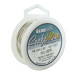 Craft Wire, Round - Silver