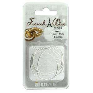 French Wire - Silver Heavy
