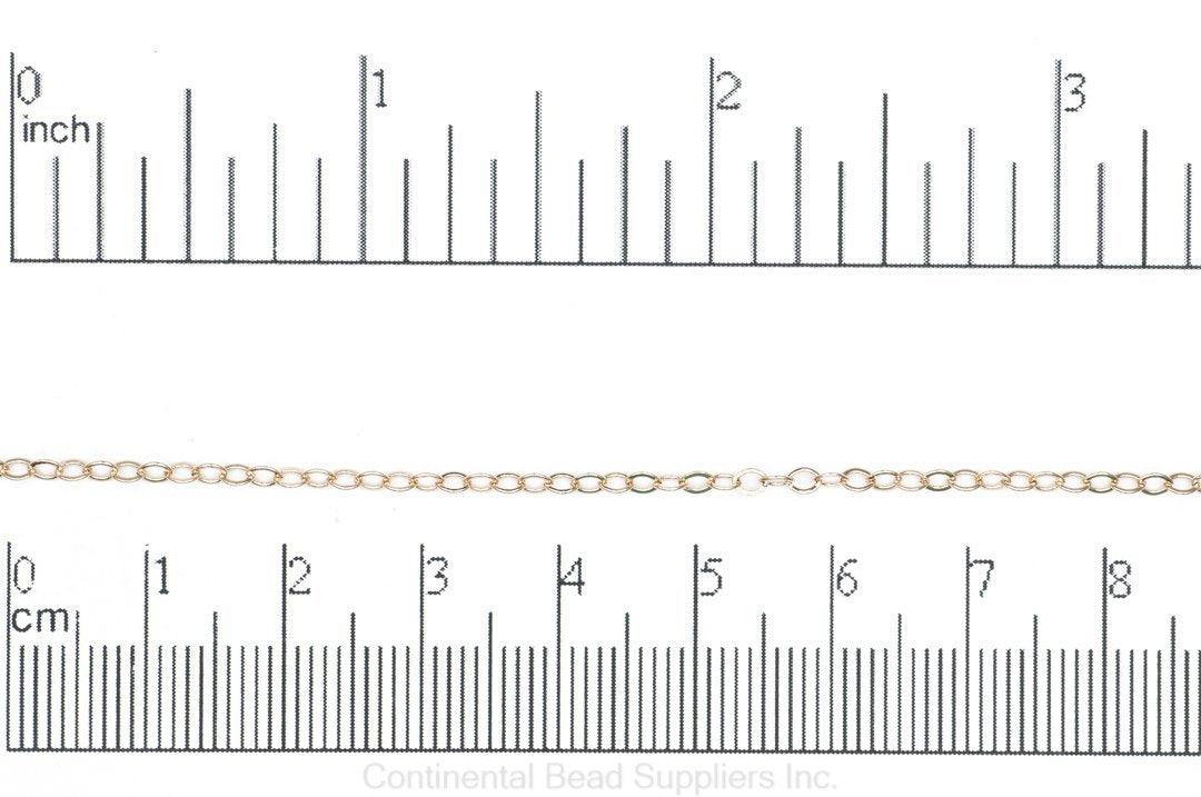 CH825 Petite Cable Chain - Per Foot