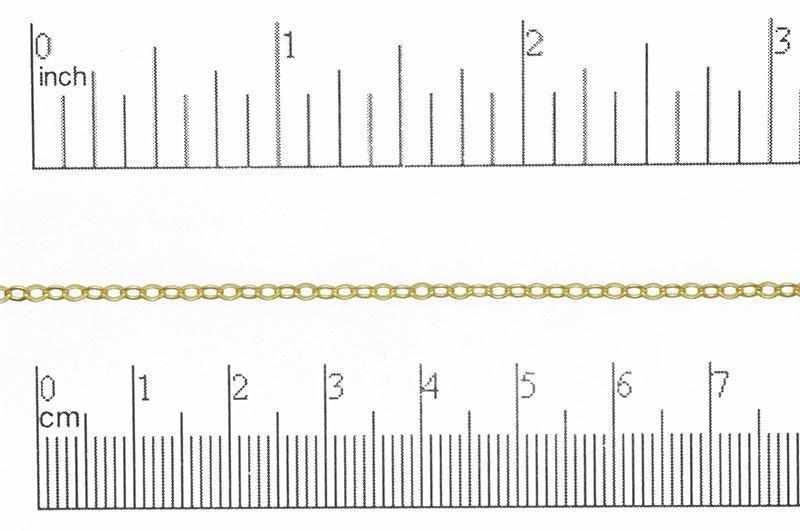 CH825 Petite Cable Chain - Per Foot