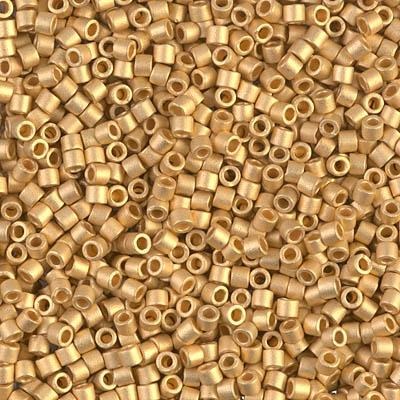 DB00-0331, Miyuki 3.3g Matte Metallic Bright 24kt Yellow Gold