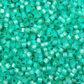 DB00-0627, Miyuki 5.2g Silver Lined Mint Green Alabaster