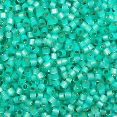DB00-0627, Miyuki 5.2g Silver Lined Mint Green Alabaster