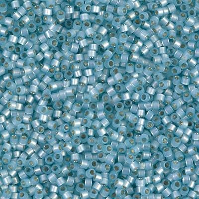 DB00-0628, Miyuki 5.2g Silver Lined Light Aqua Alabaster