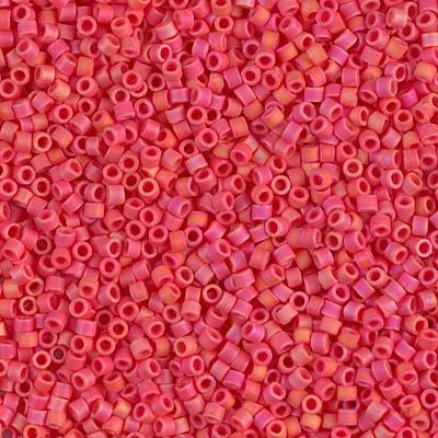 DB00-0873, Miyuki 5.2g Matte Op Cranberry Red AB