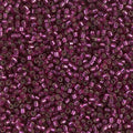 DB00-1342, Miyuki 5.2g Dyed Silver Lined Dark Rose