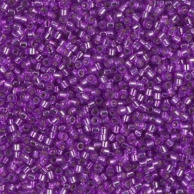 DB00-1345, Miyuki 5.2g Dyed Silver Lined Bright Violet