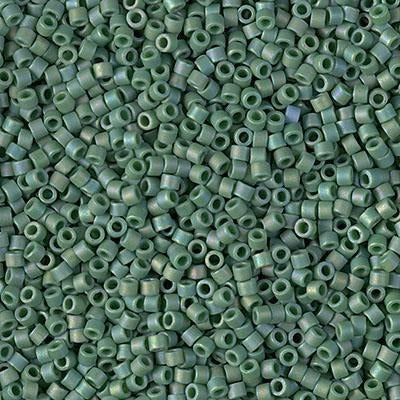 DB00-2311, Miyuki 5.2g Frost Glazed Rainbow Green