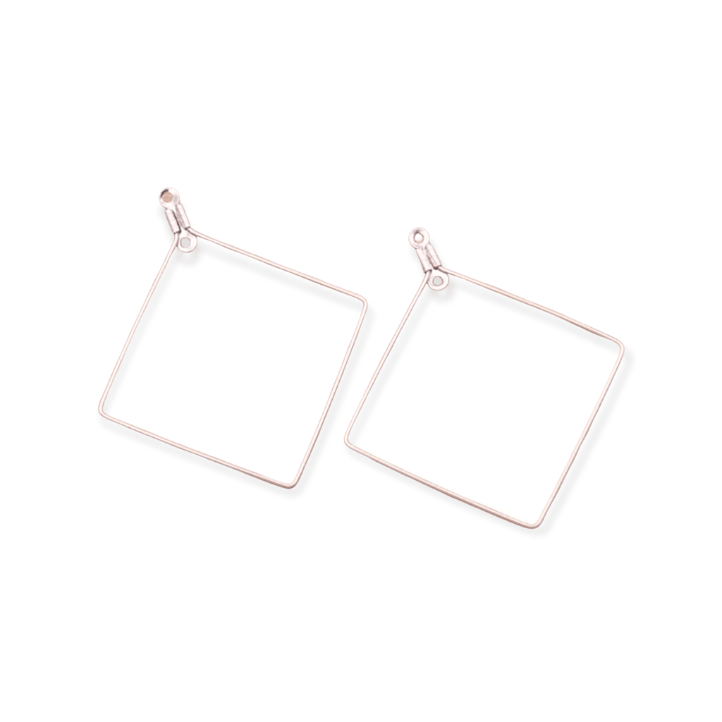 Beading Hoop SHAPE W/Tab/Hole 5pr