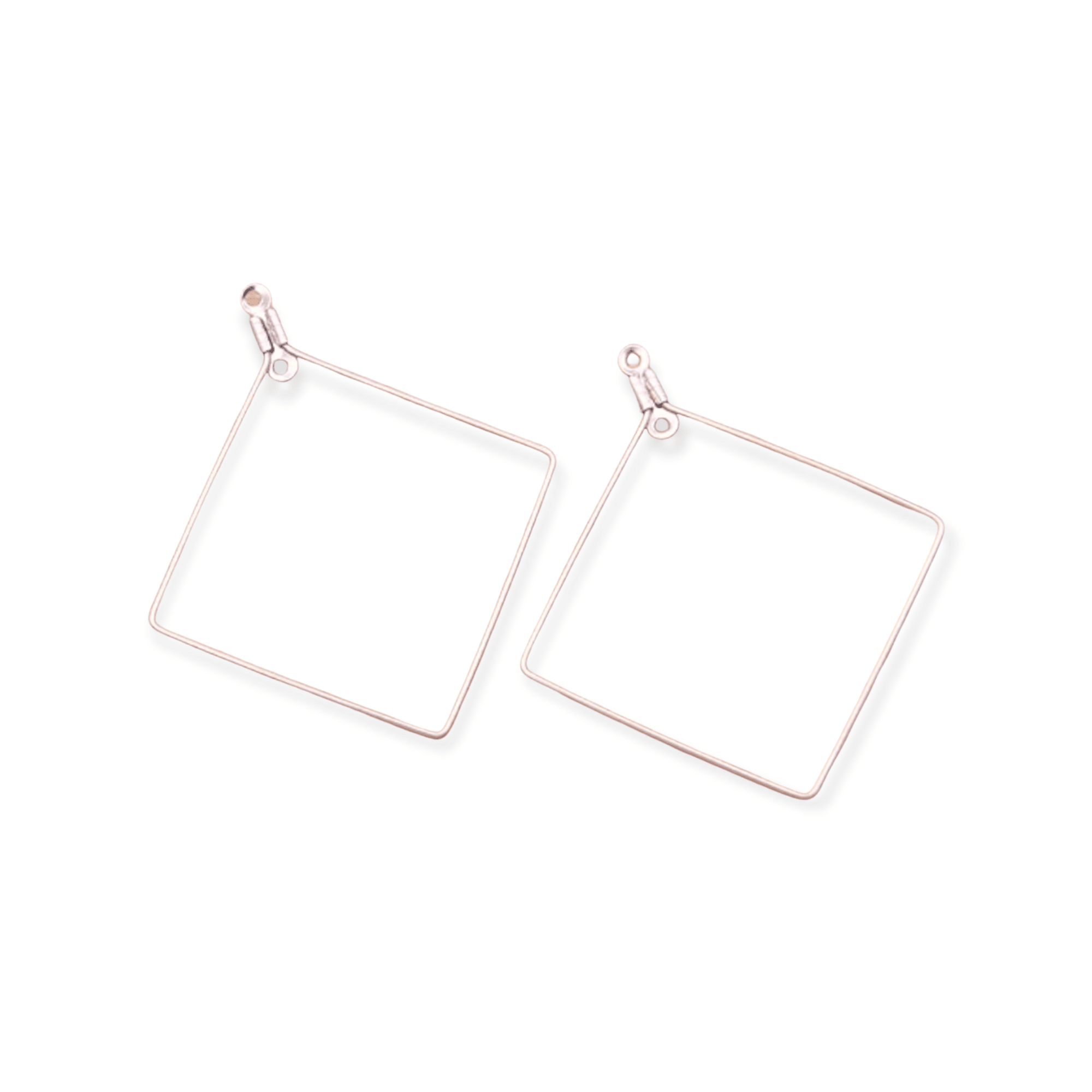 Beading Hoop SHAPE W/Tab/Hole 5pr