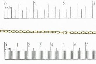 CH1010, Crimped Oval Chain - Per Foot