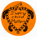 Every Child Matters 1 Inch Round Epoxy Cabochon - PoCo Inspired