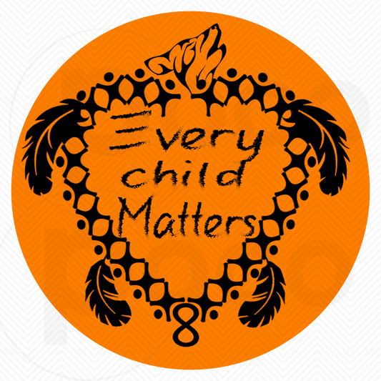 Every Child Matters 1 Inch Round Epoxy Cabochon - PoCo Inspired