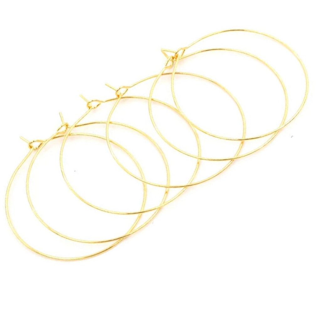 Stainless Steel Beading Hoop, aprx 5 pr