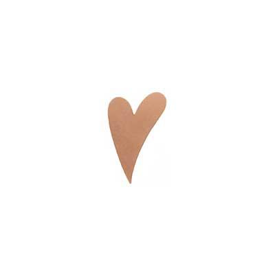 Metal Blank, Heart - 34x25mm 24g