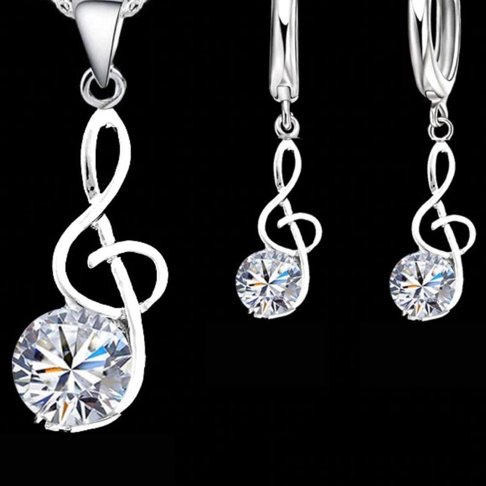 925 Sterling Silver Bridal Jewelry Sets