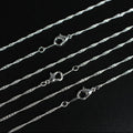 Necklace - 925 Plated - Twist - PoCo Inspired