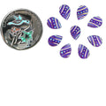 Resin Cab - Teardrop Small, Purple AB