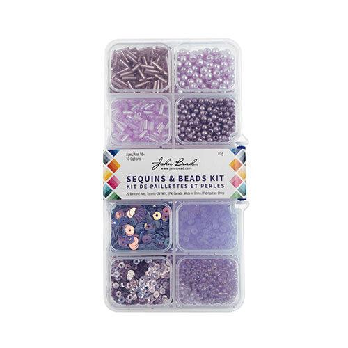Sequins & Seed Bead Assortment Kit - 81g - PoCo Inspired