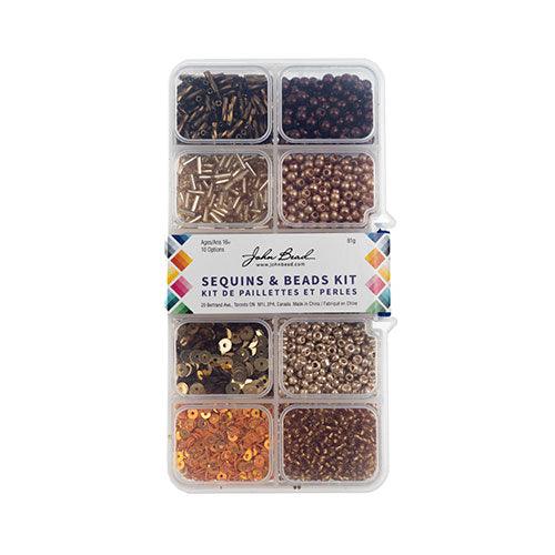 Sequins & Seed Bead Assortment Kit - 81g - PoCo Inspired