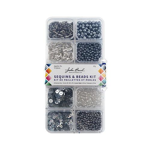 Sequins & Seed Bead Assortment Kit - 81g - PoCo Inspired
