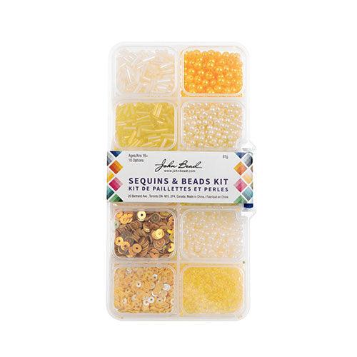 Sequins & Seed Bead Assortment Kit - 81g - PoCo Inspired