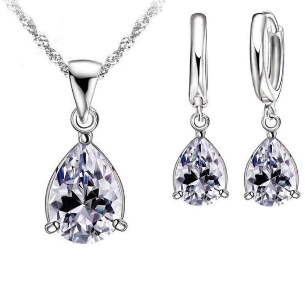 925 Sterling Silver Bridal Jewelry Sets